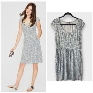 Boden Margot Jersey Dress Spot Print Size 10